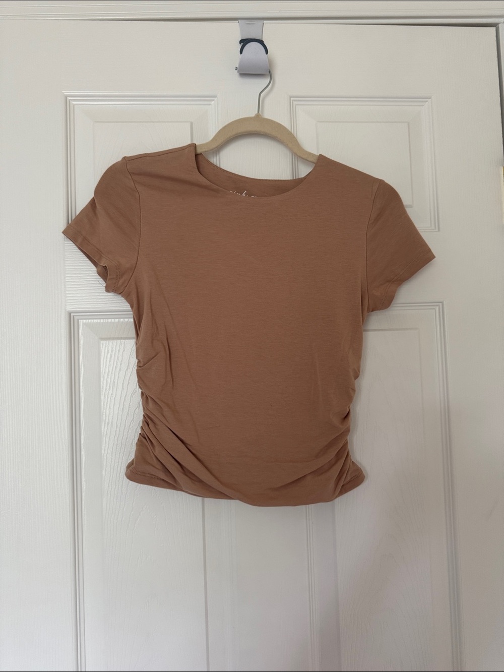 Pink rose model blend shirt